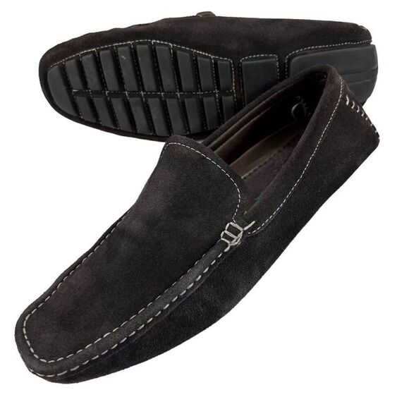Suede Leather Driving Moccasins